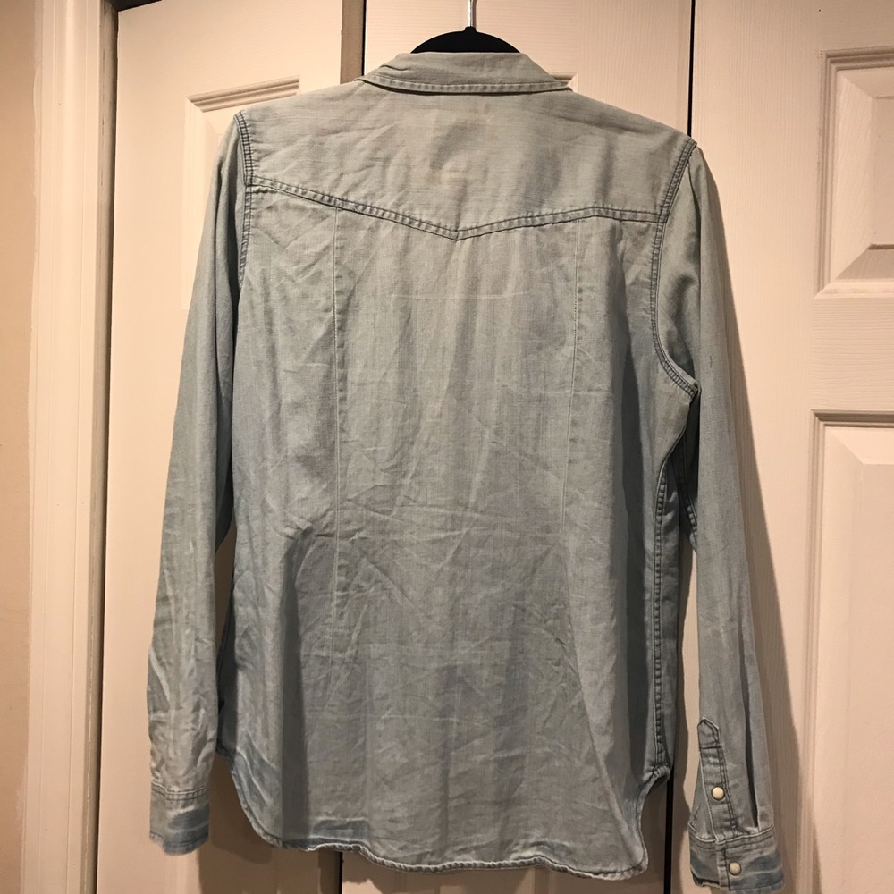 Jean Button Down Shirt - Picture 2 of 3